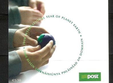 2008 Ireland Year of the Planet Earth Self-Adhesive Commemorative Stamps Booklet Mint Never Hinged (MNH). Hibernian HB153.