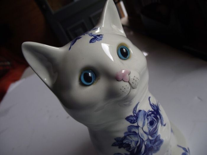 Vintage Set of 3 Ceramic cats by Just Cats & Co. Staffordshire - Circa 1980's