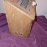 Vintage hand made wooden Recipes box Image 6