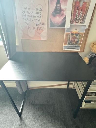 Black desk