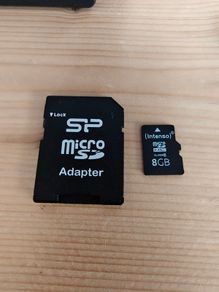 8GB Intenso MicroSD memory card
