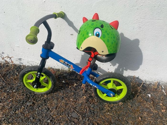 Kids Balance Bike and Helmet