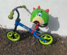 Kids Balance Bike and Helmet