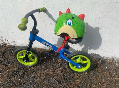 Kids Balance Bike and Helmet