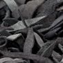 Shaggy Rug Genuine Leather 190x280 cm Grey Image 2