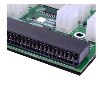 Breakout Board 17 / 12 Port 6Pin Connector LED Display 12V Power Module for HP 1200W 750W PSU for GPU Graphics Card