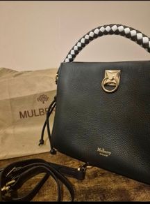Beautiful black leather bag