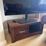 3-Piece Suite, Footstool & Solid Wood Furniture Image 10