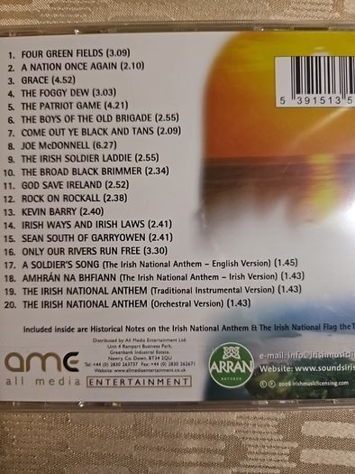 The Complete Irish National Anthem CD Collection   (NEW)