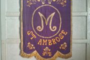 Victorian Catholic Procession Banner