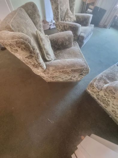 Vintage Suit Sofa and two chairs