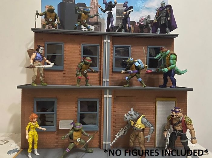 NECA Street Scene Action Figure Display Diorama New & Sealed
