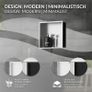 Shower niche  Stainless Steel, Wall-Inserted Niche Recessed Double Shelves, Sealed Waterproof Rust-Resistant Modern Niche for Shower Bathroom Soap Storage, Silver Image 3