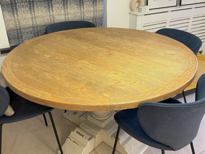 Rustic Round Dining Table