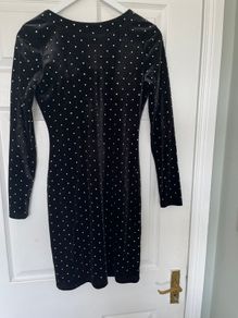 Black studded dress
