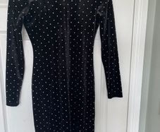 Black studded dress
