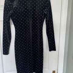 Black studded dress