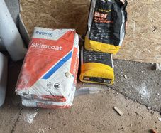 skimcoat and tile adhesive