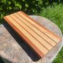 chopping board handmade from oak & mahogany Image 2