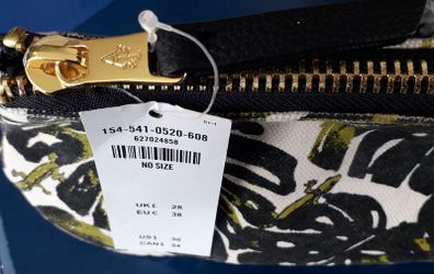 New Abercrombie & Fitch bag tag attached