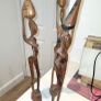 African handmade tribal art x3 Image 2
