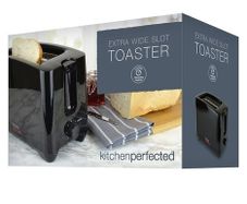 Kitchen Perfected Black Toasters With Crumb Trays Two Slice Galway City Only