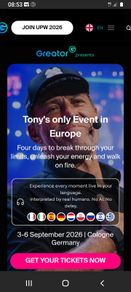 Tony Robbins unleash the power within Cologne