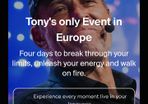 Tony Robbins unleash the power within Cologne