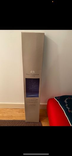 Christmas tree pre lit 1.8 m 144 warm light led lights Paul Costelloe