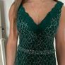 Gorgeous green maxi debs dress, size 8 Image 3