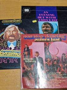 James Last  dancing collection of 3 lp vinyls