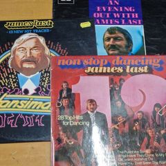 James Last  dancing collection of 3 lp vinyls