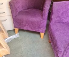 2 x matching tub chairs