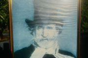 Verdi poster in frame