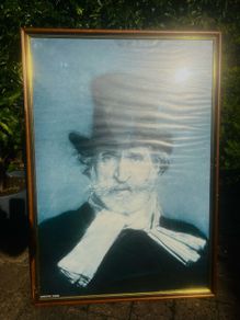 Verdi poster in frame