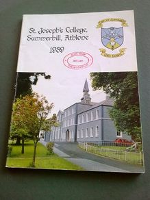 St. Joseph's College Summerhill Athlone 1989 yearbook Ireland Irish