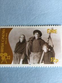 Irish stamp - Irish Cinema - Man of Aran