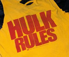WWF Immortal Hulk Hogan HULK RULES Vest Official & Original 1988 Titan Sports Wrestling WWE