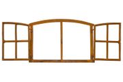 Antique-Style Cast Iron Barn Window