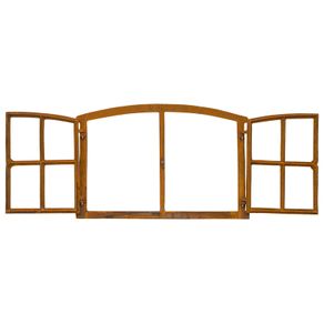 Antique-Style Cast Iron Barn Window