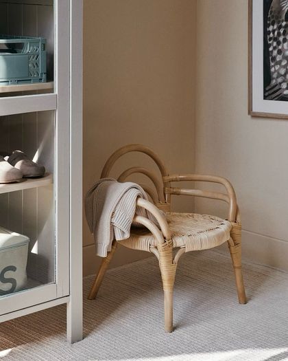 Children's Rattan Lounge Chair