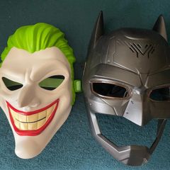 Batman and joker masks
