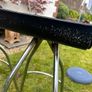 Black leather stools Image 3
