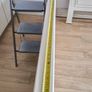 bed frame king size beige creamy solid wood - no slats, nice solid  Headboard Image 5