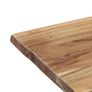 Dining Table 140x80x76 cm Solid Acacia Wood Image 5