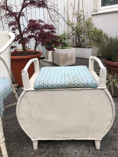 VINTAGE 1950s - Wicker Furniture Set