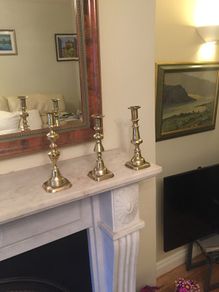 Antique Brass Candlesticks