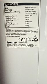 MeacoDry ABC 12L Dehumidifier