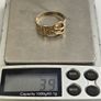 Vintage Gents 9ct Gold Buckle Ring Image 7