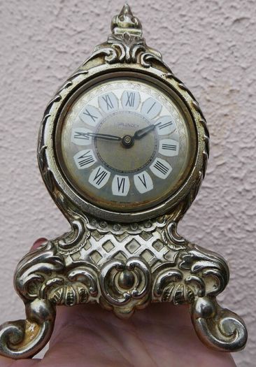 Vintage West German Splendex Working Mantel Clock